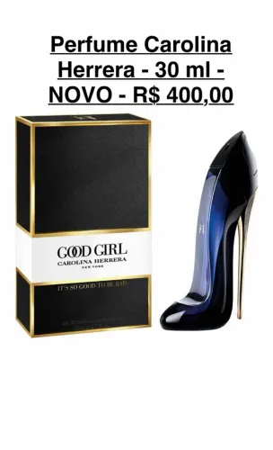 perfume carolina herrera - 30ml - novo