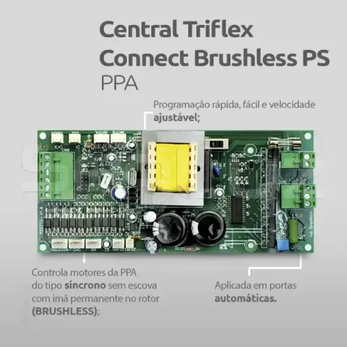 Central Motor Porta Social Triflex Connect Brushless Ps Ppa