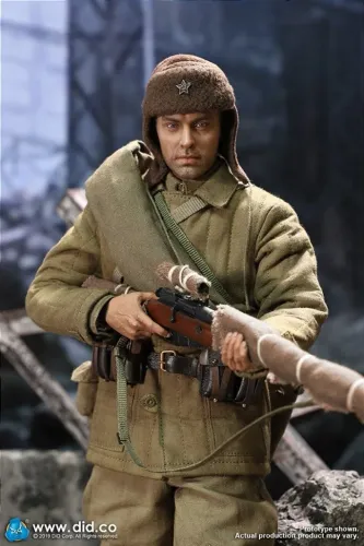 Boneco Vasily Zaytsev 1/6 Did Enemy At The Gates Militar