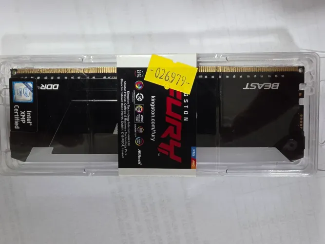 Memoria Ram DDR4 3200 MHZ 32 GB 2X 16 GB KINGSTON FURY COM RGB, comprei na PRIMETEK,