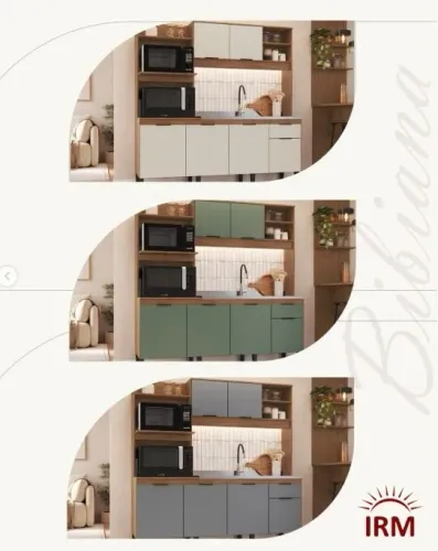 Cozinha MDF Compacta - montamos e entregamos hoje