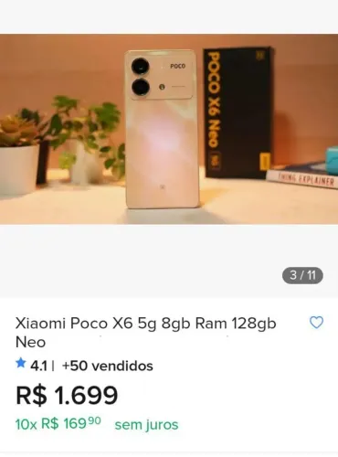 Xaiomi Poco X6 Neo 5g