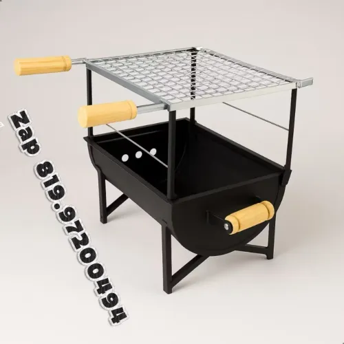 Churrasqueira Pequena de Mesa Portátil 