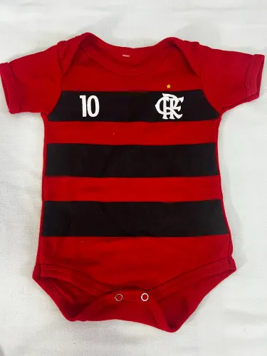 Body flamengo - até 6 meses