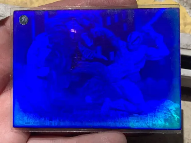Card Spider-Man vs Venom 3d Holograma Marvel Universe Series 4 1993 - Skybox