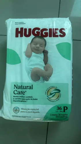 Fralda Huggies Tamanho P 36 unidades Novo aceito troca por M ou G