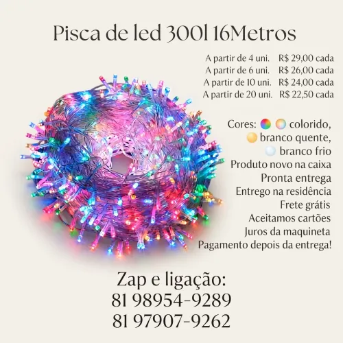 Pisca led 300L