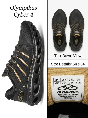 Tênis Olympikus Cyber 4 Infantil (Tam 34) ? R$ 80,00