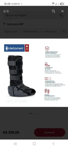 Bota ortopédica Dellamed M