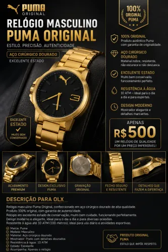 Relógio Puma