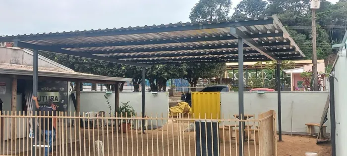 Telhado e estrutura