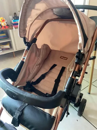 Carrinho de Bebê com Bebê Conforto Rio K - Mon Amour - Burigotto