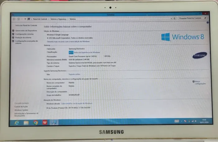 Notebook Samsung Side Sync Home Sync lite