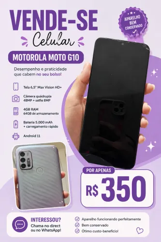 Celular moto g10