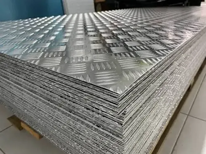 Chapa de alumínio xadrez 