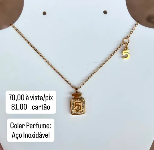 Colar Feminino em Aço Inoxidável
