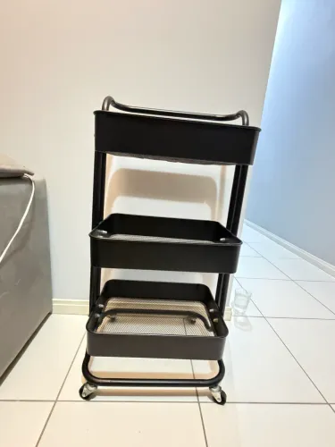 Carrinho organizador multiuso 3 prateleiras
