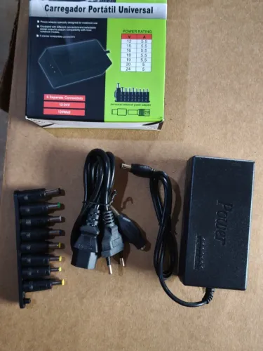 carregador universal portátil para notebook