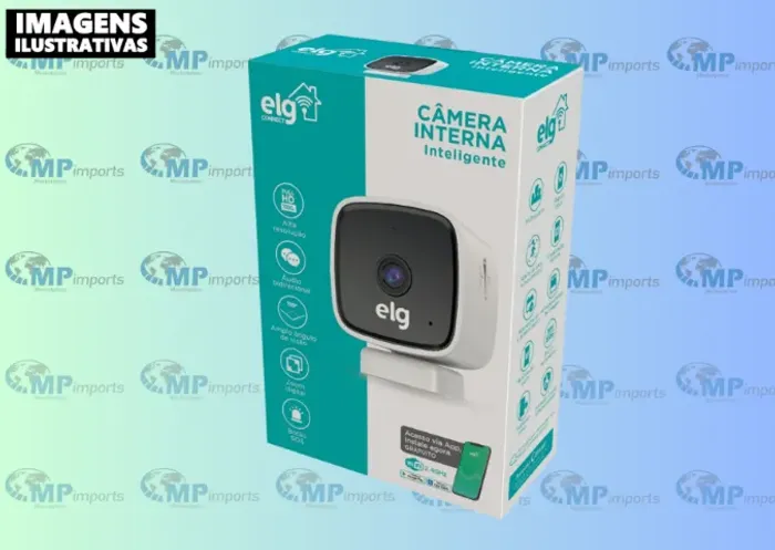 Loja MP Imports: Câmera Interna Inteligente 1080p Fullhd Wi-fi - Elg Shci603