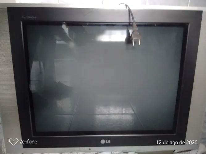 Vendo TV LG Flatron 29 polegadas, modelo 29FE8RL, com tela plana e tecnologia CRT (tubo).