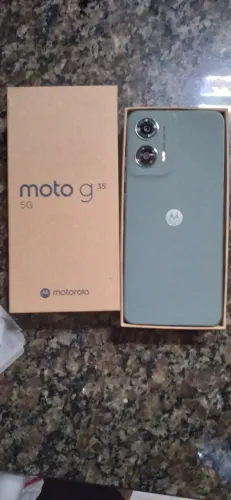 Moto G 35 semi novo aceito cartão 