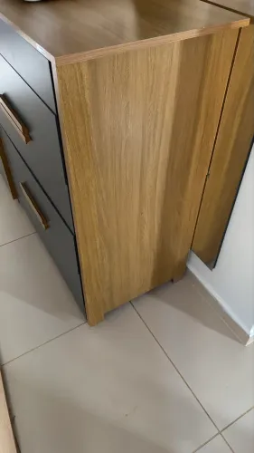 Cômoda Balcão 4 gavetas slim