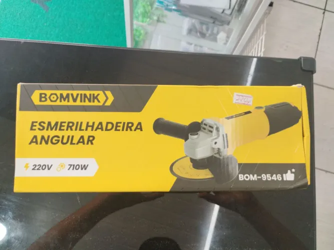 Esmerilhadeira Angular Bomvink 710W 220V Nova