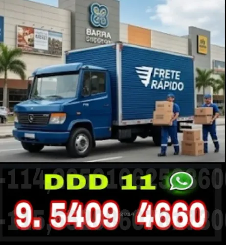 Frete organizado para transporte seguro