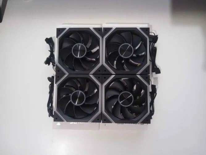 FANS GALAXY RS 3 REVERSAS E 1 NORMAL JUNGLE LEOPARD ARGB VENTOINHAS