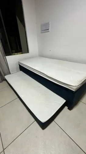 Box Baú de Solteiro com cama Auxiliar