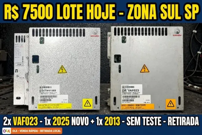 Categoria: inversor de frequencia, peça elevador Schindler, Variodyn VAF023
