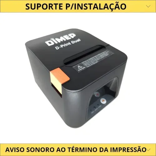 Impressora Termica Dimep Elgin Bematech D-Print Dual USB Ethernet 80mm 250mm/s