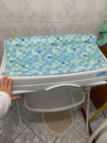 Banheira burigotto com suporte e trocador
