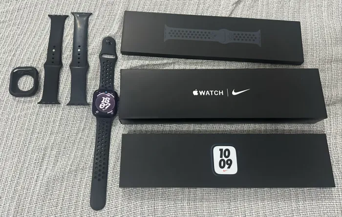 PRA SAIR HOJE!! Apple Watch séries 7 45mm versão Nike + Celular