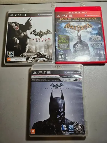 Lote Coleção Batman - Jogos PS3