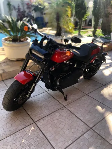 Harley-Davidson Fat Bob FXFB 2020 Laranja | 6.800 km | Escapamento Esportiv