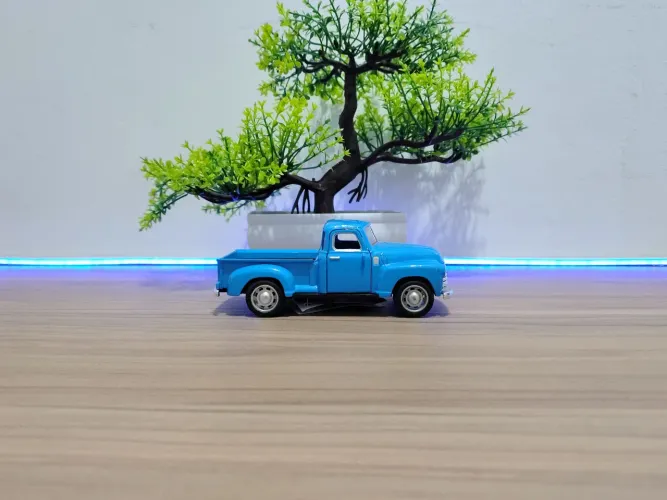 CARRINHO PICAPE 1956 AZUL COLECIONAVEL 