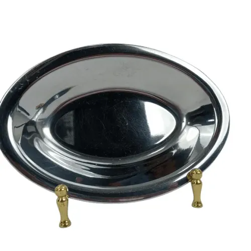 TRAVESSA EM INOX OVAL 20 CM - USADO