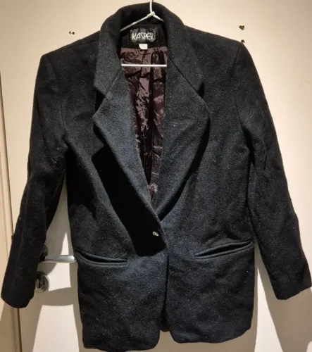 Blazer Alongado Inverno Lã Pura Elegante Premium