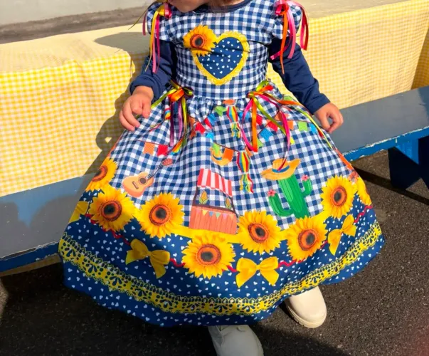 Vestido de festa junina TAM 2