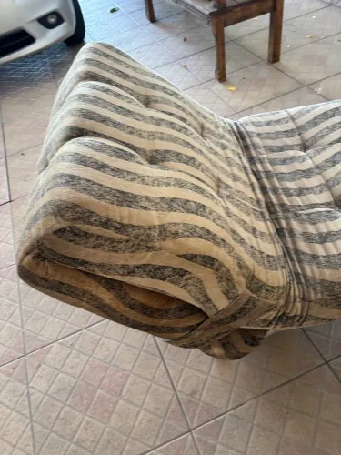 Sofá cama solteiro em tecido!