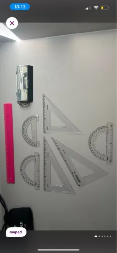 kit escolar régua esquadro compasso transferidor