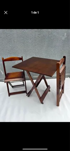 MESA DOBRÁVEL PARA CHURRASCO E CONFRATERNIZAÇÕES 2 LUGARES IMPERDÍVEL