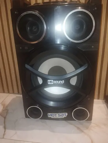 Caixa de som Bluetooth Aux Microphone 