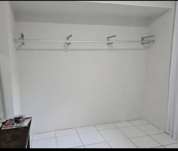Closet arara cabideiro com prateleira mdf