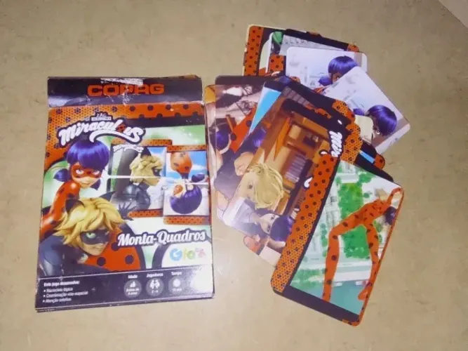 Jogo monta quadros miraculous