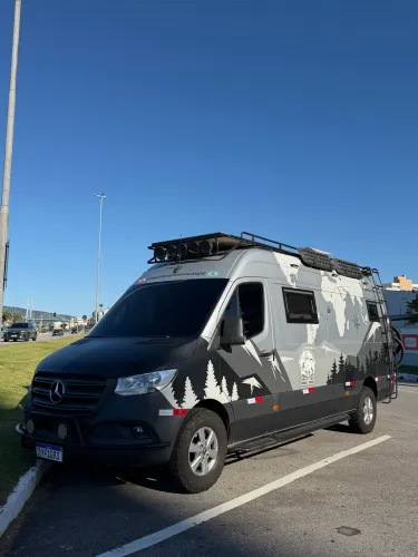 Motorhome Sprinter 417 - bateria Lítio 400Ah + placa Solar 550W - Autonomia Total