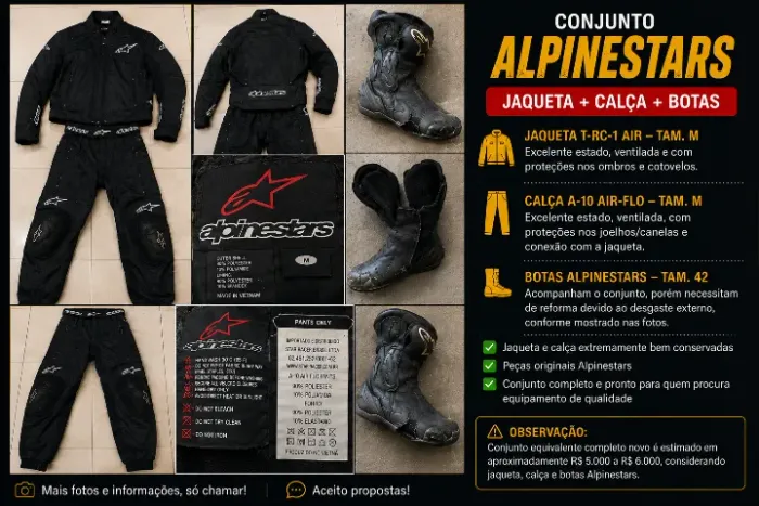 CONJUNTO ALPNESTAR COMPLETO - ORIGINAL