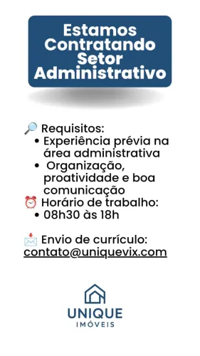 Contratação Imediata .