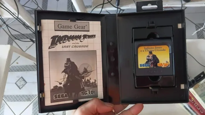 Indiana Jones game gear CIB completo
